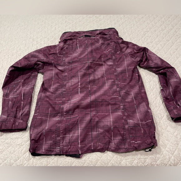 Columbia Waterproof Interchange Omni-Tech Bugaboo  Purple Jacket Women’s Size SM - Picture 10 of 14